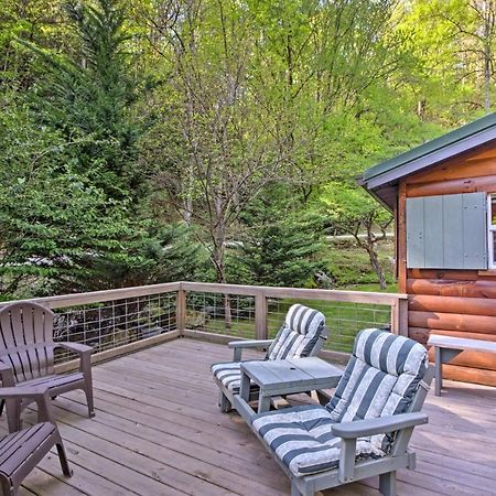 Bryson City Cabin With Fire Pit On Coopers Creek! Экстерьер фото